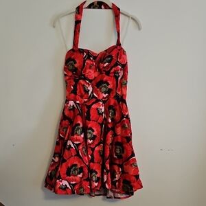 Floral Halter Dress